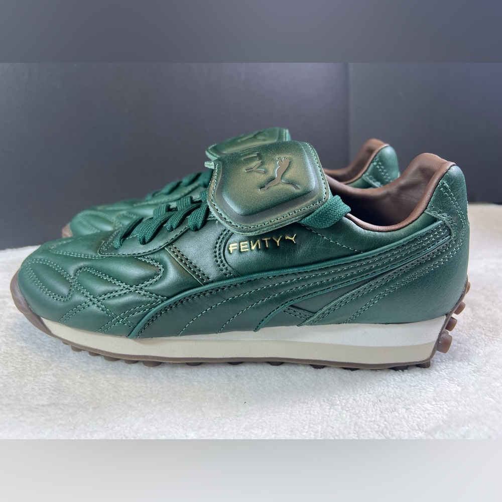 🆕 Puma x Fenty - Avanti L Dark Myrtle Low Top Sneakers Size:7 Women’s - NO BOX - Picture 6 of 17
